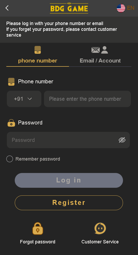 BDG - BIG Daddy Game Login