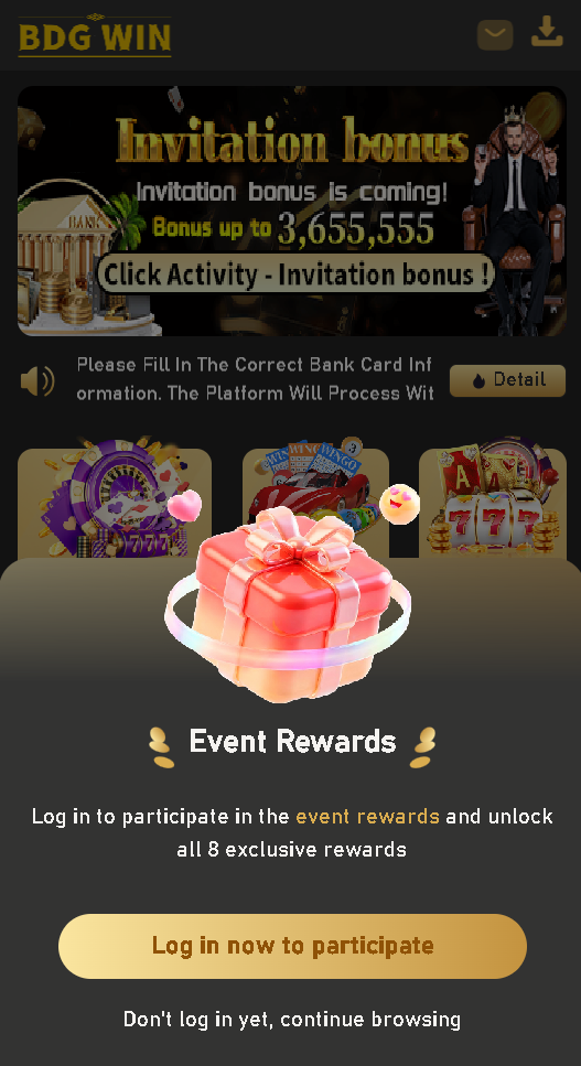 BDG Win Login