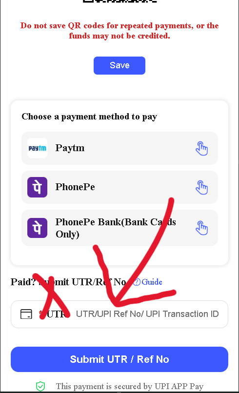 BDG WIN DEPOSIT NOT RECEIVED