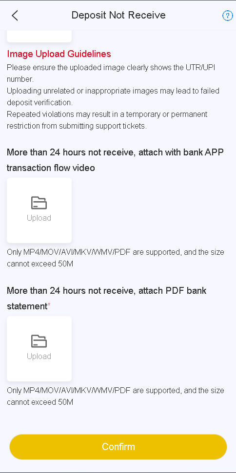 Why BDG Game & BDG Win Deposit Not Received